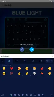 Emoji Keyboard Lite android App screenshot 4